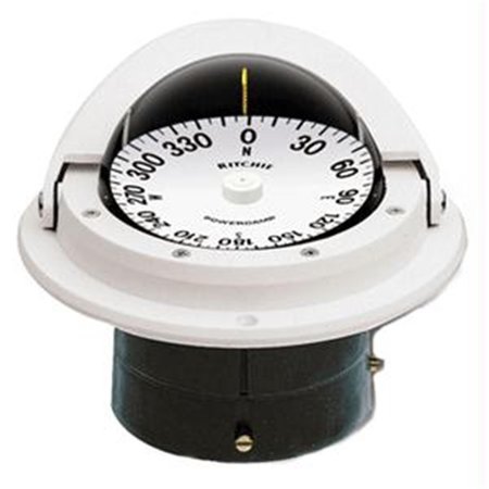 RITCHIE COMPASS Ritchie Compass F-82W 3" Voyager Compass - White F-82W